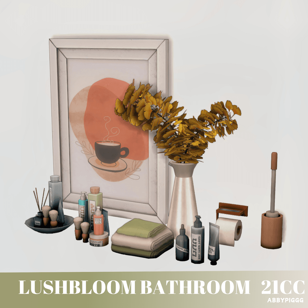 Галерея мода Набор для ванной LushBloom Bathroom #1